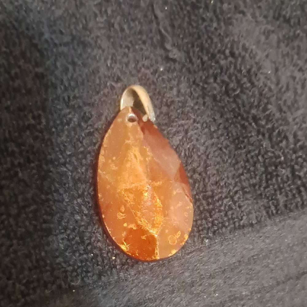 Radiant Brown Amber Necklace